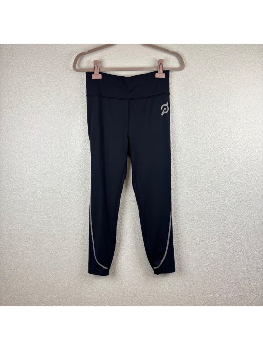 ✨3/$30 Peloton Womens L Black Reflective Activewear Leggings